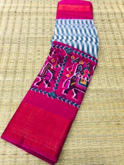 Ikkat Vol 1 BY Meraki Soft Cotton Dailywear Saree Collection